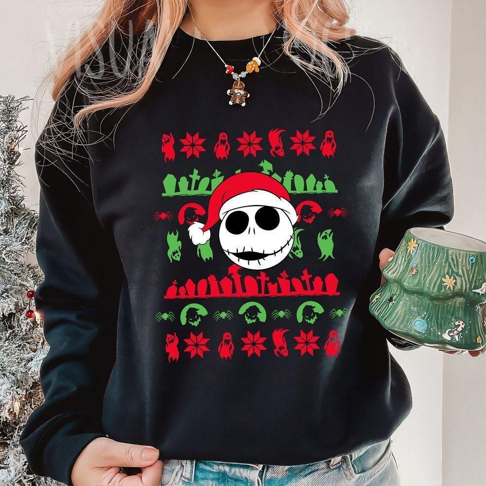 The Nightmare Before Christmas Jack Santa Disney Vuitino Shirt The Nightmare Before Christmas Jack Santa Disney Vuitino Shirt